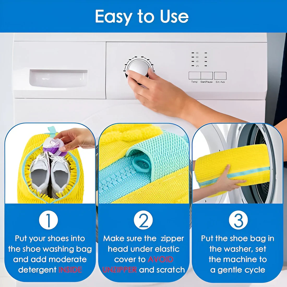 New Shoe Washing Machine Bag